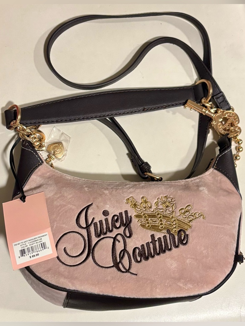 Juicy Couture “The Key To Juicy” Shoulder Crossbody Bag